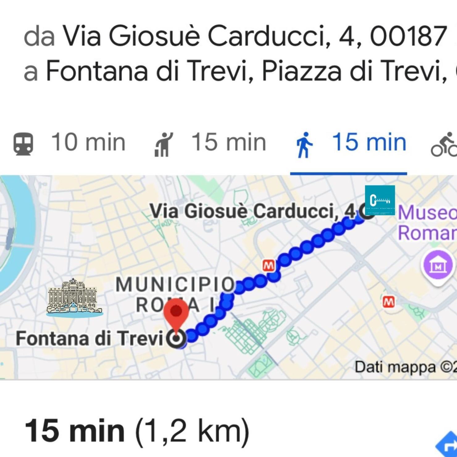 Lejlighed C3 Class Apartment, 2 Da Letto, 2 Bagni, Giardino Distante 15 Minuti A Piedi Da Fontana Di Trevi Rom
